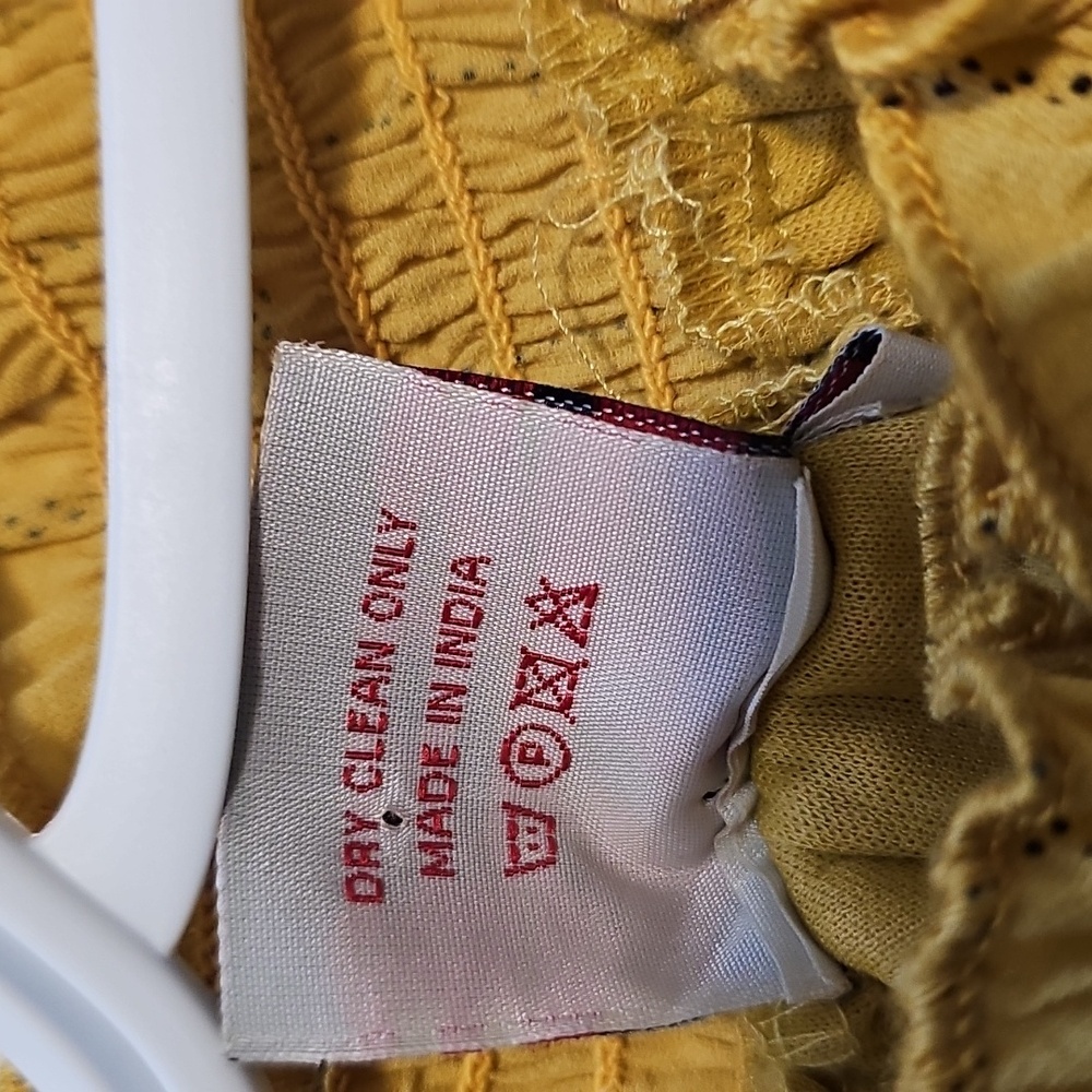 Elegant Mustard Yellow Dress - Picture 2 of 3